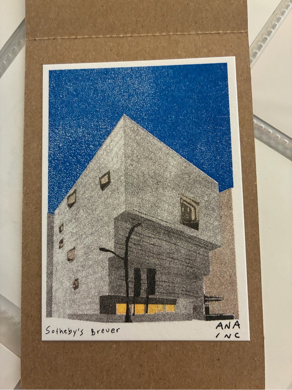 Ana Inciardi Mini Print- SOTHEBY’S BREUER - Limited Ed. NYC Vending Machine Art